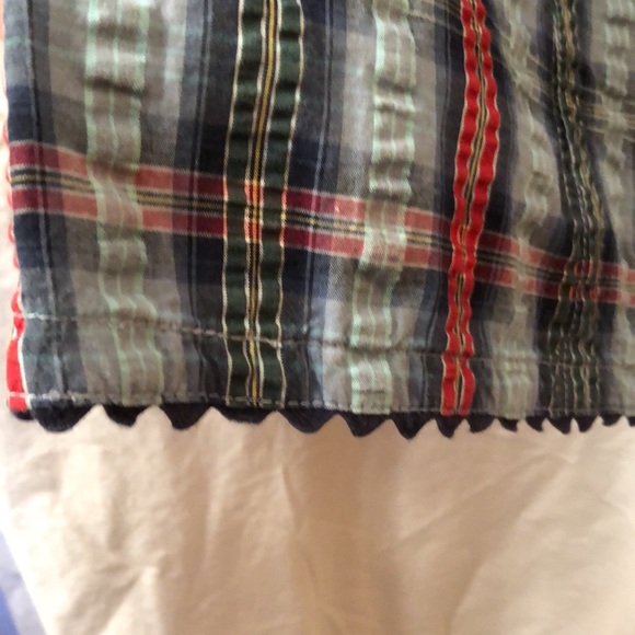Liz Claiborne seersucker skirt with side pockets - Picture 5 of 5